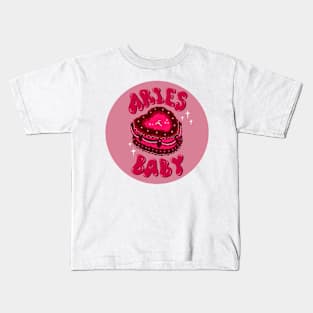 Aries baby cake Kids T-Shirt